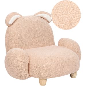 Dieren fauteuil beige polyester gestoffeerd kinderkamer babykamer meubels zittingen voor kinderen modern konijn ontwerp