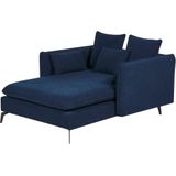 CHARMES - Chaise Longue - Donkerblauw - Polyester