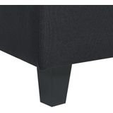 UNSTAD - Hocker - Zwart - Polyester