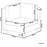 Beliani UNSTAD - Module Element-Groen-Polyester