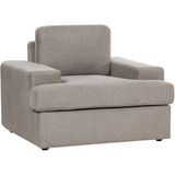 ALLA - Fauteuil set van 2 - Taupe - Polyester