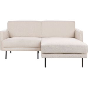 BREDA - Hoekbank - Beige - Linkszijdig - Polyester