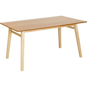 Eettafel VARLEY Natuurlijk essenhout 150 cm 90 cm