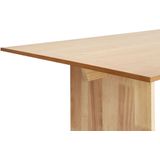 Beliani MOORA - Eettafel-Lichte houtkleur-MDF