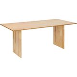 Beliani MOORA - Eettafel - Lichthout - MDF