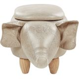 ELEPHANT - Hocker - Beige - Kunstleer