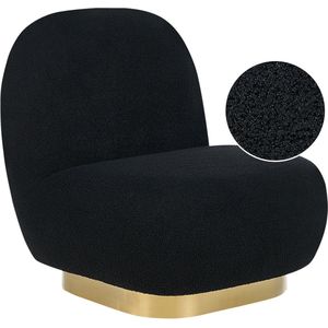 Beliani - LOVIISA - Fauteuil - Zwart - Polyester