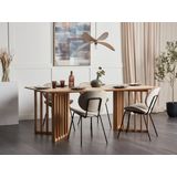 Beliani LEANDRA - Eettafel-Lichte houtkleur-MDF
