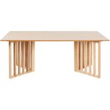 Beliani LEANDRA - Eettafel-Lichte houtkleur-MDF