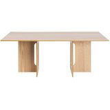 Beliani CORAIL - Eettafel - Lichtbruin - 200 x 100 cm - MDF