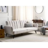 VIMMERBY - Slaapbank - Beige - Polyester