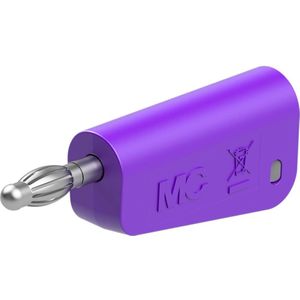 LQ-4N-39 Laborstecker Stecker Stift-Ø: 4 mm Violett 1 St. - Stäubli