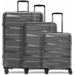 Redolz Essentials 10 3-SET 4 wielen Kofferset 3-delig grey-metallic 2