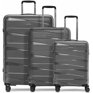 REDOLZ Essentials 10 hardschalige kofferset 3-delig | gemaakt van hoogwaardig, lichtgewicht polypropyleen materiaal | 4 dubbele wielen & TSA voor mannen & vrouwen
