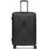 Redolz Essentials 14 4 wielen Trolley M 65 cm met uitbreidingsplooi black metallic