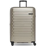 Pactastic Collection 04 THE LARGE + 4 wielen Trolley L 75 cm met uitbreidingsplooi  beige