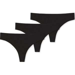 Schiesser - Invisible Soft - String - Zwart