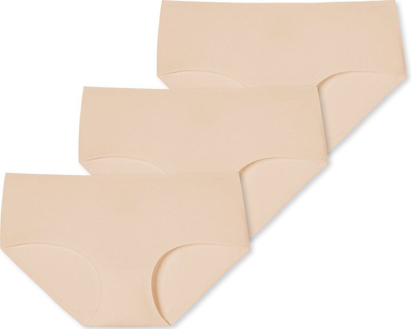 SCHIESSER - Invisible Soft - Broekje - Sand - 3 Pack