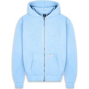 Dropsize Sweatvest  lichtblauw