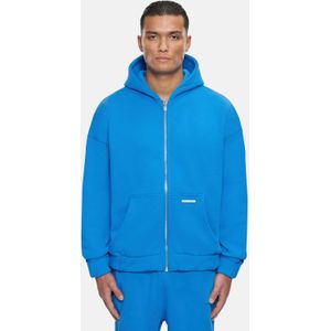 Dropsize Sweatvest 'Bazix Republiq'  royal blue/koningsblauw