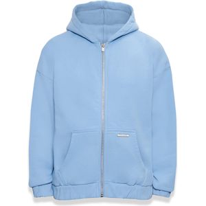 Dropsize Sweatvest 'Bazix Republiq'  hemelsblauw