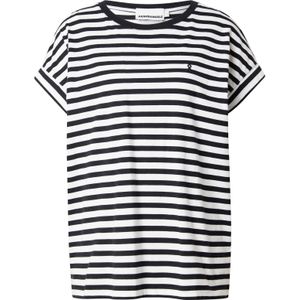 Shirt - Idaara - Gestreept - Jersey - Ronde Hals - Losse Pasvorm