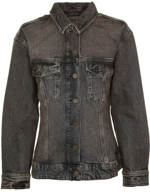 ARMEDANGELS - Densiaa - Vrijetijdsjack - Zwart/Grijs - 99% Katoen, 1% Elastaan