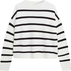 ARMEDANGELS Womens Merinaa Stripes Trui (Dames |wit)