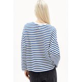 ARMEDANGELS Womens Frankaa  Stripe Trui (Dames |blauw)