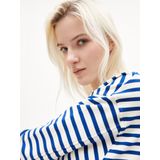 Trui - Gestreept - Sweatstof - Ronde Hals - Lange Mouw - Wijde Pasvorm