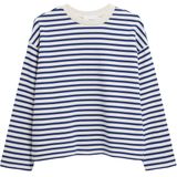 Trui - Gestreept - Sweatstof - Ronde Hals - Lange Mouw - Wijde Pasvorm