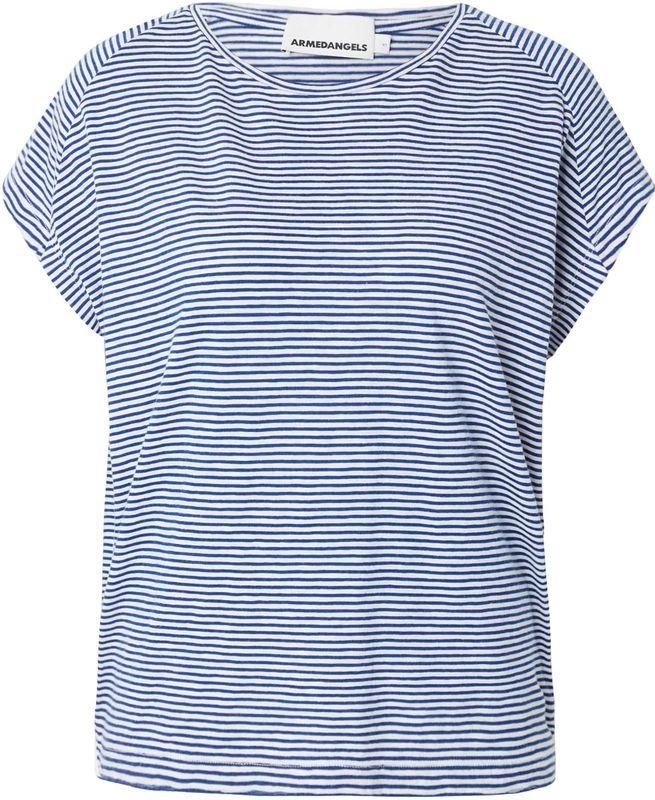 ARMEDANGELS Shirt  navy / wit