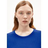ARMEDANGELS - Kardaa - T-shirt - Blauw - 97% Katoen, 3% Elastaan