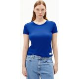 ARMEDANGELS - Kardaa - T-shirt - Blauw - 97% Katoen, 3% Elastaan