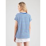 Shirt - IDAARA - Gestreept - Ronde Hals - Losse Pasvorm - Kwartmouw - GOTS-gecertificeerd