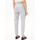 Jeans - MAIRAA - Loosefit - High Waist - Lang/maxi - Effen - Raw/unwashed