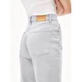 Jeans - MAIRAA - Loosefit - High Waist - Lang/maxi - Effen - Raw/unwashed