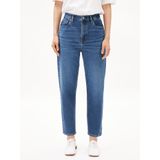 Armedangels - High-waisted Tapered Mom Jeans - Blauw - Dames