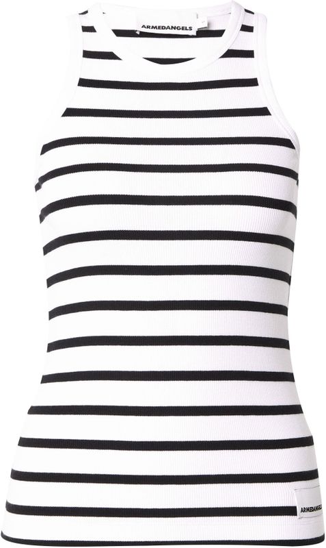 ARMEDANGELS Top  zwart / wit