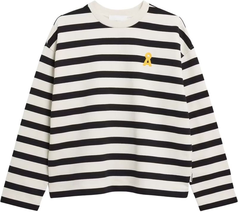 Armedangels Dames Frankaa Bold Iconic Trui - Gestreept Katoen Sweatshirt