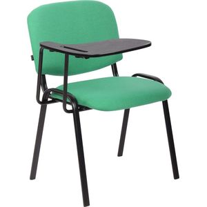 CLP Ken Bezoekersstoel - Met klaptafel - Stof groen