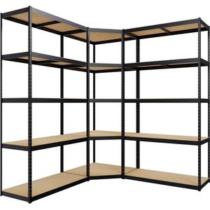 3er Regalsystem schwarz