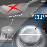 CLP Wokpan - Inductie - Voor gas - Grill - Met houten steel - Receptenboek - Platte of ronde bodem - rond