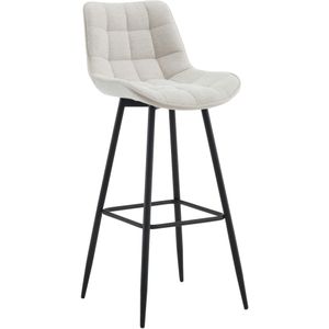 Barhocker Dartford creme Stoff