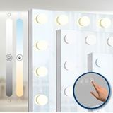 CLP - Nettie - Kaptafel - Wit - Glazen Blad - LED-Verlichting - 3 Laden