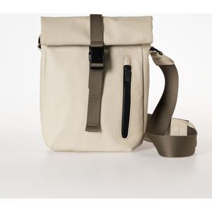 Aunts & Uncles - Yodo RE Shoulderbag Rolltop - Dust - Leer