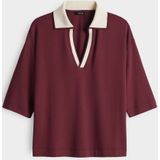 Opus - Polo - Cerise - Viscose/Elasthaan