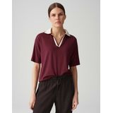 Opus - Polo - Cerise - Viscose/Elasthaan