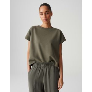 OPUS - Sweater Ganne - Olijfgroen - Dames