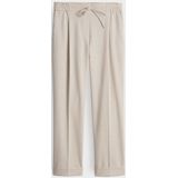 Opus - Enkellange Broek - Beige - Straight Fit - 7/8 Lengte